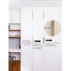 Satanga Edge Finger Tab Pull for cabinets Kitchen Concealed Drawer