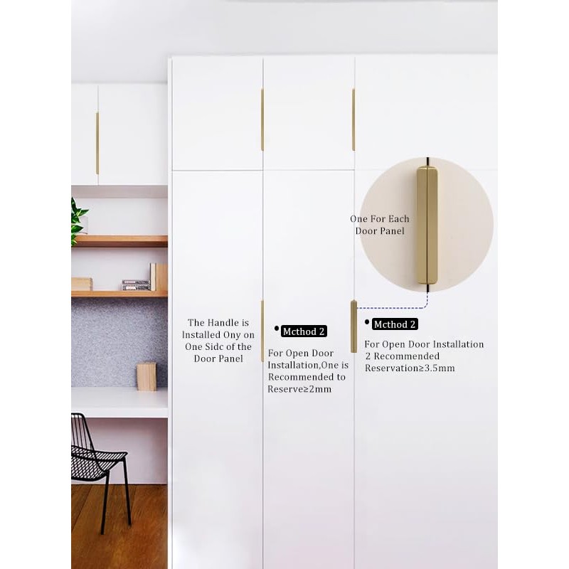 Satanga Edge Finger Tab Pull for cabinets Kitchen Concealed Drawer