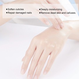 Hidratantes para Manos, Mascarilla Renovadora para Reparar la Piel de las Manos con Colágeno Infundido para Manos Y Uñas Secas, Hidratante para Manos ásperas, Exfoliante,