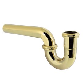 Kingston Brass CC1122 Made to Match P-Trap Without Flange, Length, 18 Gauge, 13-1/16'' (L) x 1-1/2'' (W) x 5-1/16'' (H), Polished Brass