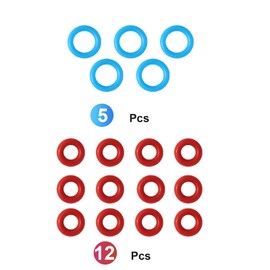 Abeskch O-Rings Seal for Breville Espresso Machines BES900/920/980/990 (5 Pcs Large Size, 12 Pcs Small Size)