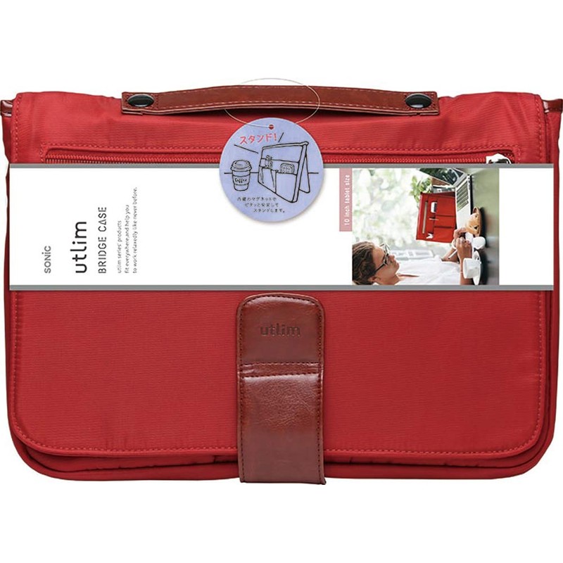 Sonic UT-1252-R Bridge Bag U-Trim B5 10" Tablet Red