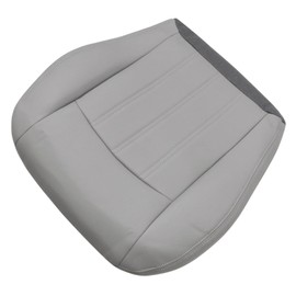 Priprilod Gray Leather Driver Side Bottom Replacement Seat Cover Compatible with Chrysler 300C Limited 2005 2006 2007 2008 2009 2010