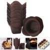 Alipis 100pcs Lotus Baking Cups Paper Tulip Cupcake Liners Parchment