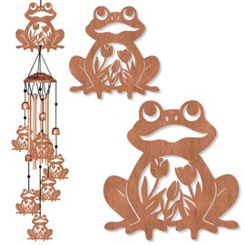 BEUNITONE Large Aluminium Wind Chimes 33" Outdoor Deep Tone Memorial Wind Chime with Frog Wind Catcher, Sympathy for Loss of Loved Mom Father,Metal Wind Chimes for Garden Patio Balcony Home Decor