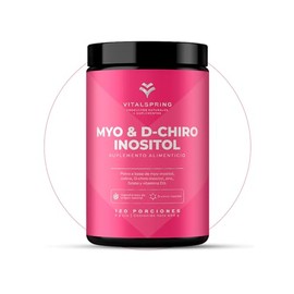 Vitalspring | Myo & D-Chiro Inositol 40:1 |120 días de duración con Colina, Zinc, Methyl Folate y D3.