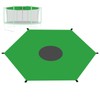 Trampoline Shade Cover for 8FT 10FT 12FT 14FT Trampoline,Sunshade Canopy