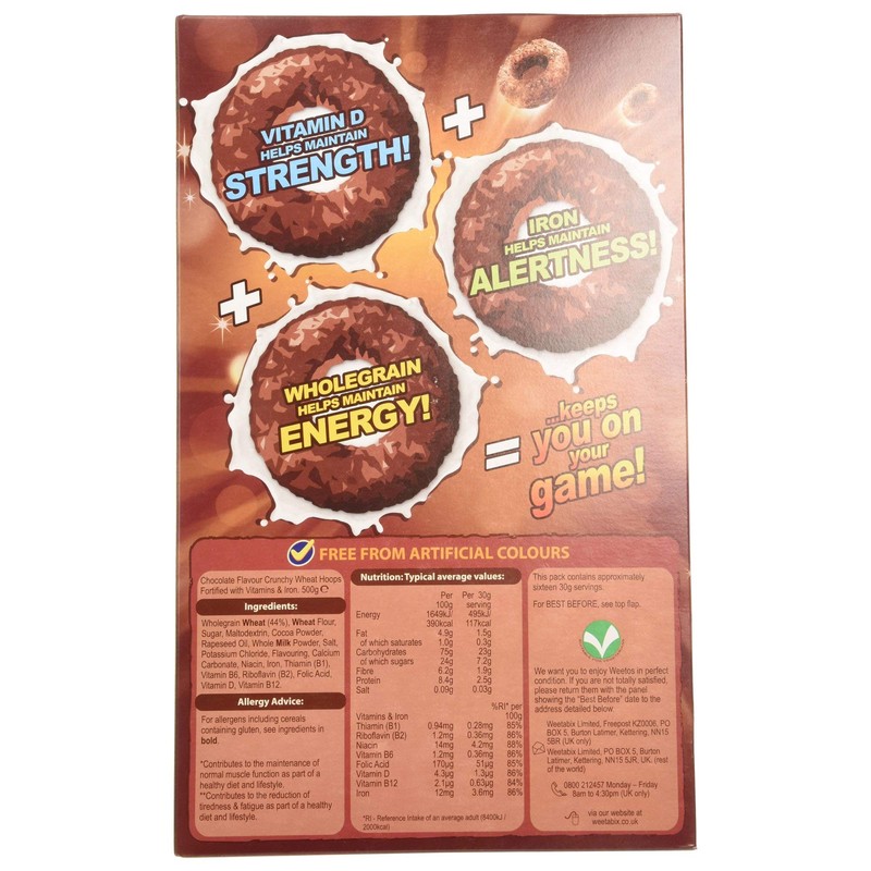 Weetos Chocolatey Hoops, 500g