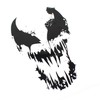 Skull Alien Monster Sticker Car Boat Motorcycle Caravan Decor K078