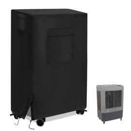 Evaporative Cooler Cover for Hessaire MC37V/3100 CFM MC37M Portable Evaporative Cooler, Waterproof Swamp Cooler Cover Outdoor Air Conditioner-25 x 18 x 37 Inch