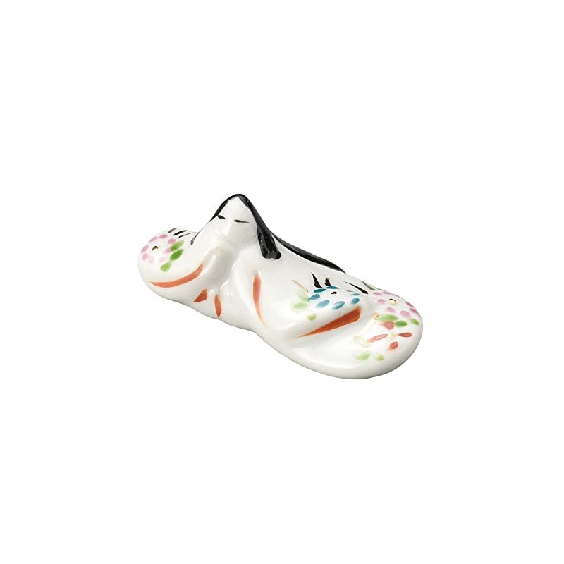 Yamashita Crafts 99294 Mino Ware Princess Chopsticks Rest, White, 2.4