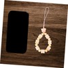 Gatuida Natural Cellphone Wrist Strap Phone Charm Beads Lanyard Key