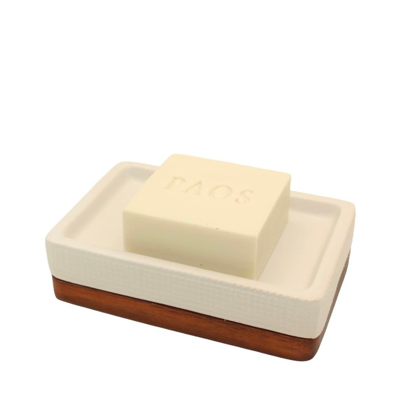 PAOS Sea Salt Soap, Approx. 150 g, Natural Soap, Acne