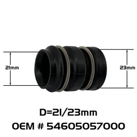 21/23mm Expansion Chamber to Silencer Coupler Seal and Spring Kit Euro 2-Stroke KTM SX, Husqvarna TC, & GasGas MC 65 85 105 cc Models Using OEM 54605057000