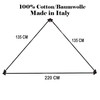 Gloop Women's Scarf XXL Triangular Scarf Women's Triangle Scarf Cotton