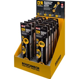 Roughneck ROU43830 Magnetic Torpedo Level 225mm/9", Black
