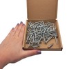 (Pack of 100) Zinc Plated Steel 4.2 x 32mm Wood