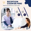 Pasimy 6 Pcs Secure Pen with Adhesive Pen Chain and