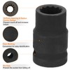 sourcing map 12-Point Impact Socket 1/2 Inch Drive 13mm Metric