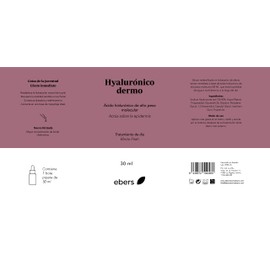 Ebers Hyaluronic Dermo (High Molecular Hyaluronic Acid) - Restores the Vital Moisture Balance. 30 ml