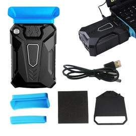 Game Laptop Cooling Pad | USB Small Portable Cooler - Computer Cooling Device with Automatic/Manual Mode, Small Portable Cooling Fan for Laptops