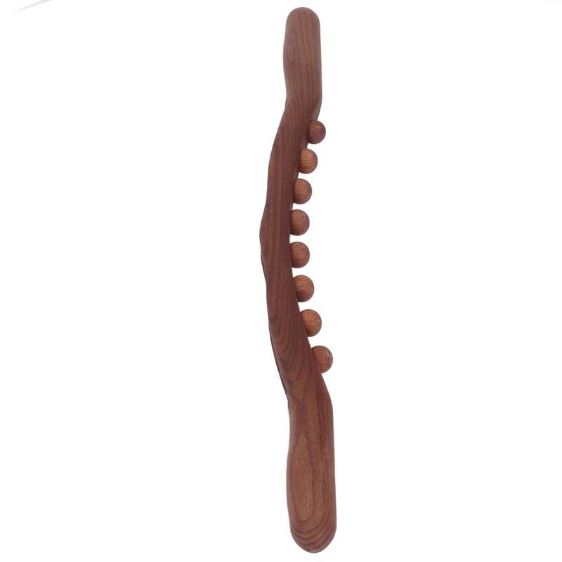 2Pcs Wooden Scraping Stick 8 Massage Dots Large Contact Multifunction