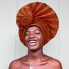 Nigerian Luxury Aso Oke Headtie, African Women Headbands Head Wrap