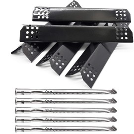 Criditpid Replacement Parts for Nexgrill 720-0896 720-0882A 720-0896B 720-0896E 720-0925, 5-Pack Heat Plates Shield Flame Tamer Grill Burner Replacement for Nexgrill 720-0896 5 Burner Nexgrill Grill