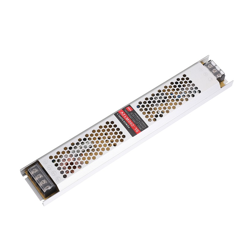 LED Power Supply Ultra Thin 190V‑240V AC Input 12V 16.7A