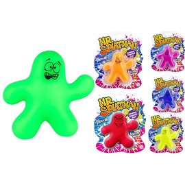 KandyToys Mr Splatman | Squishy Toys | Squeezy Toys | Figdet Toys | 6 colours - 1 colour sent at random