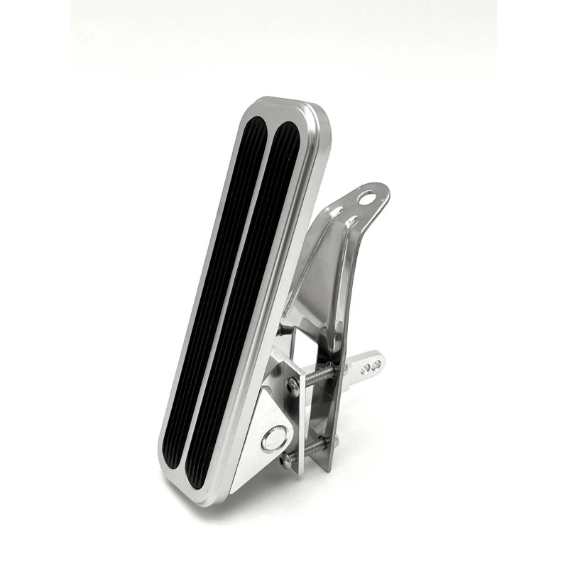 Hot Rod Chrome Universal Gas Pedal Floor Mount Throttle Pedal