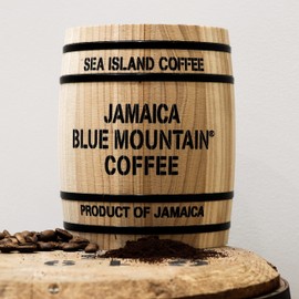 Jamaica Blue Mountain Coffee Beans 125g Gift Barrel - Freshly Roasted To Order And Shipped Direct From Sea Island Coffee Roastery - Medium Roast - Gift Option