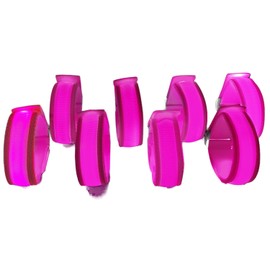 SZJMAO 8 Pack LED Bracelets Light Up Wristbands,Glow Flashing Wristbands Glow in The Dark Party Supplies for Party, Festivals, Sports, Camping,Night Events (Pink)