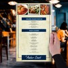 STORE SMART - Rigid Plastic Menu - 8.5" x 14"