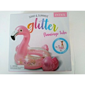 Intex Sand and summer glitter flamingo tube Intex for 9+ years