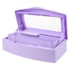Beavorty Nail Art Tools Organizer Box Sterilizer Case for Nail