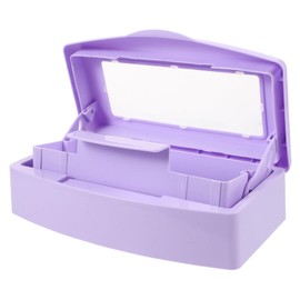 Beavorty Nail Art Tools Organizer Box Sterilizer Case for Nail Tool Cleaning Compact Storage for Nail Clippers Tweezers for Professional DIY Use