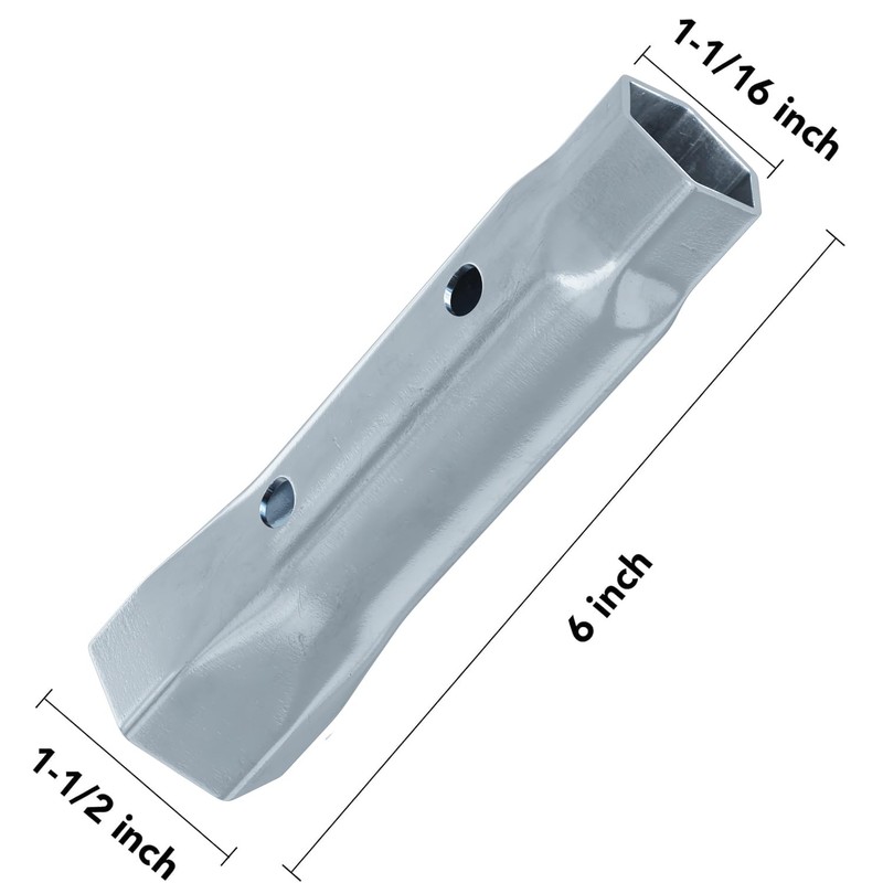 Upgraded RV Water Heater Element Wrench Socket, Dual Hex Wrench
