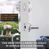 Cerradura Principal Banna Manejable Plateado Cromado Extensible para Puerta 3