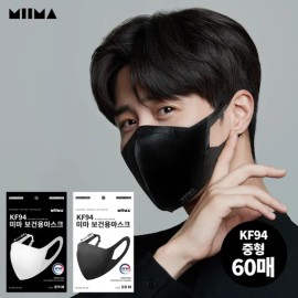 Mima *KF94/중형_길이조절 가능한 미마 보건용 마스크 60매 KF94/Medium Adjustable Length Mima Health Mask 60 Sheets