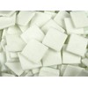 75 Pack White 20mm Vitreous Mosaic Tiles