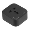 Square Track Adapter Surface Mounted Power Outlet Socket with Indicator
