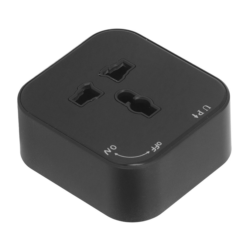 Square Track Adapter Surface Mounted Power Outlet Socket with Indicator