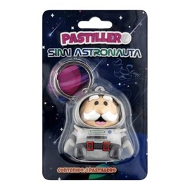 Pastillero Simi De Bolsillo Para Pastillero Semanal Divertido Tipo Kit De Viaje Con Llavero Metálico Para Pastillas Y Tabletas Practico Coleccionable (Astronauta)