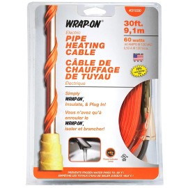 Wrap-On 31030 30Foot 60W 120V Pipe Heating Cable