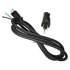 Superior Electric EC123-15 15 Feet 12 AWG SJO 3 Wire 125 Volt NEMA 5-15P Electrical Cord, Black