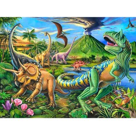 Puzzles for Kids Ages 4-8 Year Old,100 Piece Dinosaur Jigsaw Puzzle for Toddler Children Learning Educational Puzzles Toys for Boys and Girls - Every Piece is Unique…