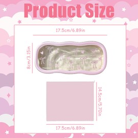 XNBTFK Glasses Case for Women, Pink Bow Cute Glasses Case with Glasses Cloth, Hard Shell Spectacle Case for Girls, Kids, Women, 17.5×8cm Pink Plastic Glasses Holder