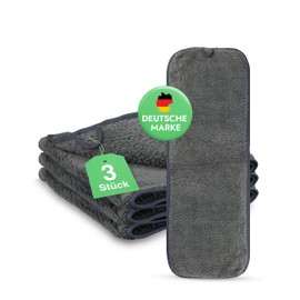 Kosmetex Cosmetic Compress Cloth Microfibre 25 x 70 cm Soft Fluffy Premium Compress Cloths for Studio & Wellness Compress Warmer (Pack of 3)