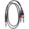Adam Hall 3 Star Series 1m 6.3mm Jack Stereo to